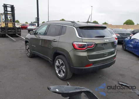 2018 Jeep Compass Limited Fwd z USA, uszkodzony, nr VIN 3C4NJCCB7JT362302